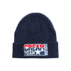 CREAM TEAM BEANIE - NAVY